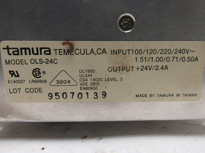 Tamura OLS-24C Linear Power Supply +24V / 2.4A