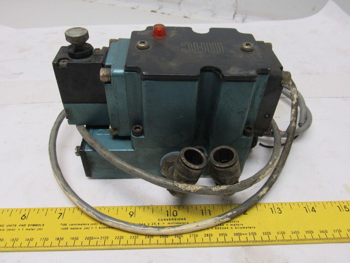 MAC 6513B-214-PM-504DA9 Solenoid Valve Vac-150PSI 24VDC Coil PME-504DAAG