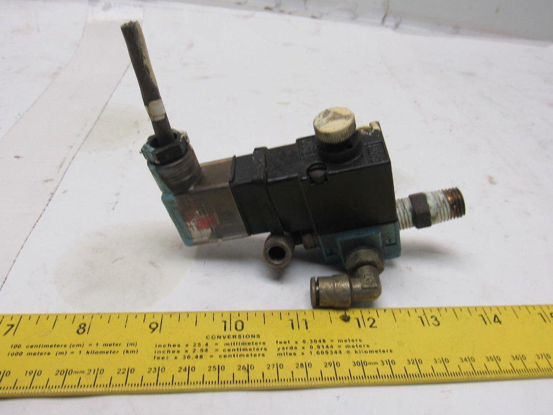 MAC 113B-5040JD Pneumatic Solenoid Valve 24VDC 1/4" NPT