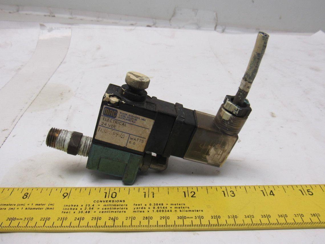 MAC 113B-5040JD Pneumatic Solenoid Valve 24VDC 1/4" NPT