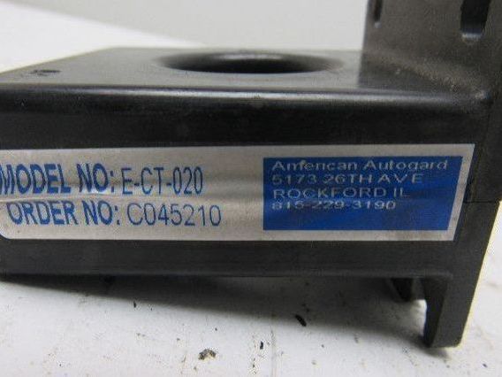 American Autoguard E-CT-020 Power Transformer Ratio: 20:0 .025A 50-400Hz KV:0.6