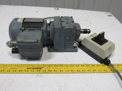 Sew Eurodrive R37 DT71C4/TF/IS 45:1 Ratio 0.25kW 38RPM 277/480V Gear Motor