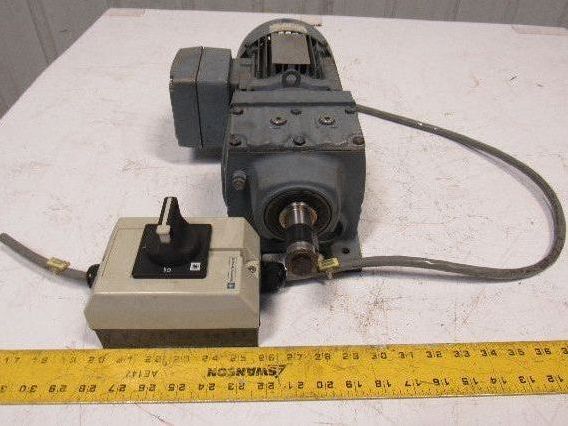 Sew Eurodrive R37 DT71C4/TF/IS 45:1 Ratio 0.25kW 38RPM 277/480V Gear Motor