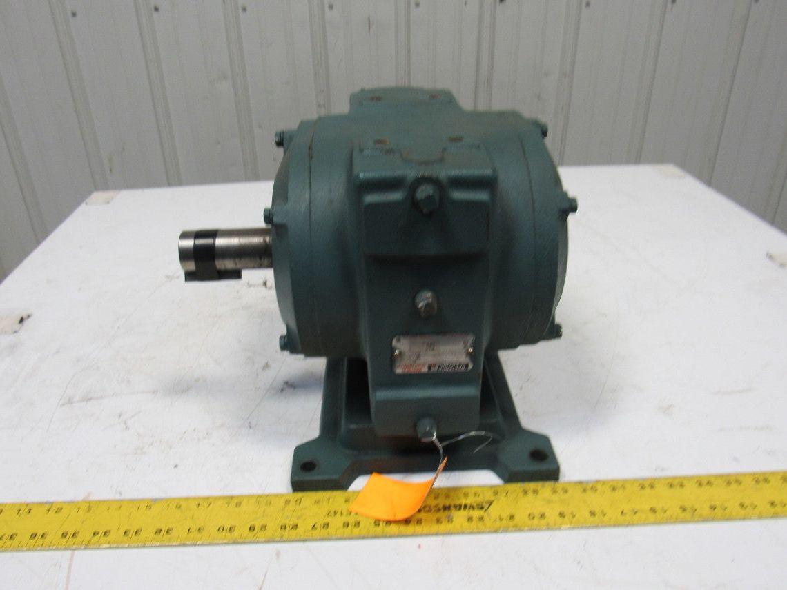 Reliance 56CM21B M626985001SR 1HP Gear Motor Box Drive w/ Brake 50:1 Ratio
