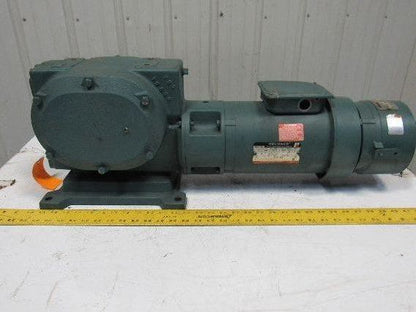 Reliance 56CM21B M626985001SR 1HP Gear Motor Box Drive w/ Brake 50:1 Ratio