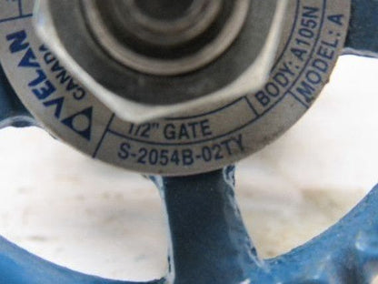 Velan S2054B-02TY Model A 1/2" Class 800 Gate Valve
