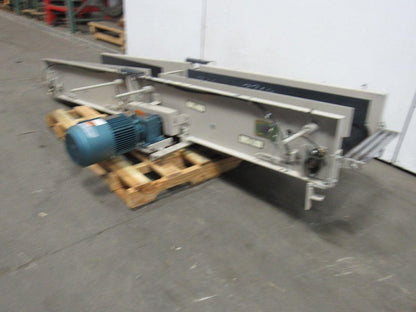 Adjustable Incline Slide Slider Bed Belt Conveyor 16"x 102" OAL  230/460V 3Ph