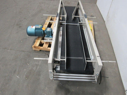 Adjustable Incline Slide Slider Bed Belt Conveyor 16"x 102" OAL  230/460V 3Ph