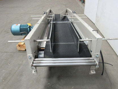 Adjustable Incline Slide Slider Bed Belt Conveyor 16"x 102" OAL  230/460V 3Ph