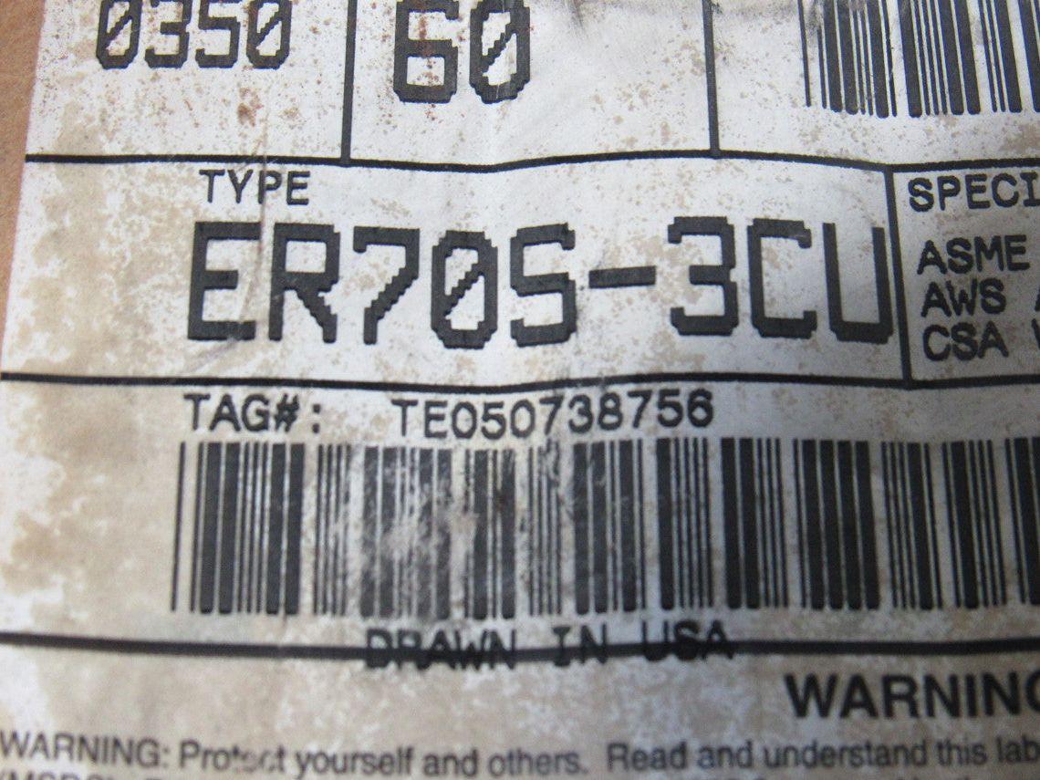 Mittler Supply ER70S-3CU American Arc 70 0.350 Copper Welding Wire 60# Spool