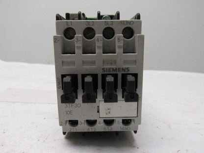 Siemens 3TF30 10E 3TF3010-0B Contactor 24VDC Coil 4 Pole
