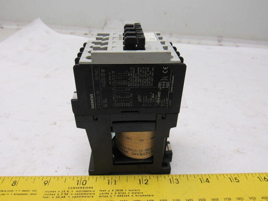 Siemens 3TF30 10E 3TF3010-0B Contactor 24VDC Coil 4 Pole