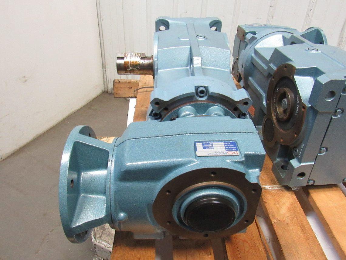 David Brown Radicon 1100:1 Double Reduction Speed Gear Reducer 1.6 RPM Output