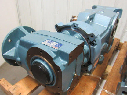 David Brown Radicon 1100:1 Double Reduction Speed Gear Reducer 1.6 RPM Output