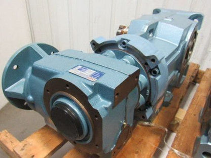 David Brown Radicon 1100:1 Double Reduction Speed Gear Reducer 1.6 RPM Output