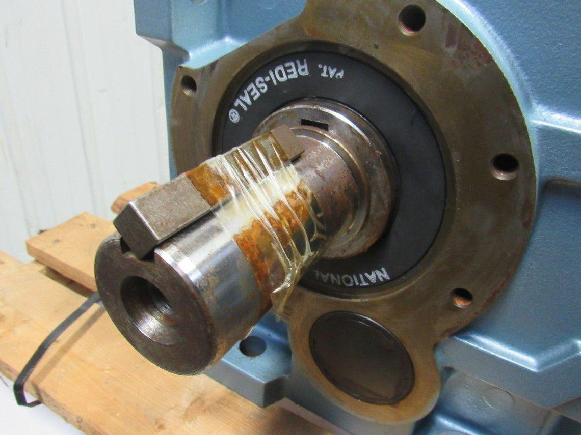 David Brown Radicon 1100:1 Double Reduction Speed Gear Reducer 1.6 RPM Output