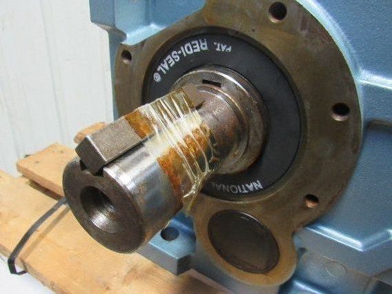 David Brown Radicon 1100:1 Double Reduction Speed Gear Reducer 1.6 RPM Output