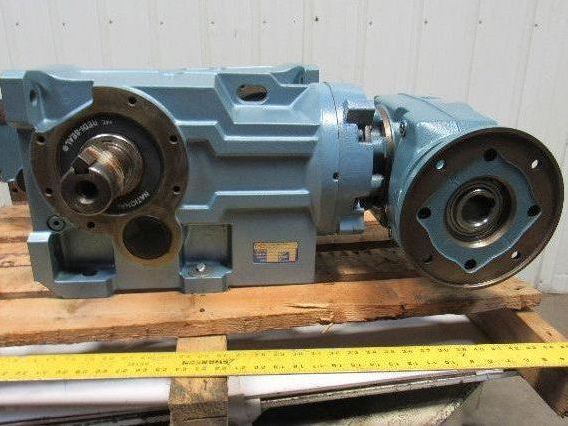 David Brown Radicon 1100:1 Double Reduction Speed Gear Reducer 1.6 RPM Output