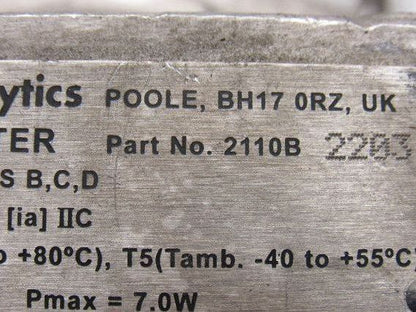 Zellweger 2110B 32VDC Apex Gas Detector Transmitter