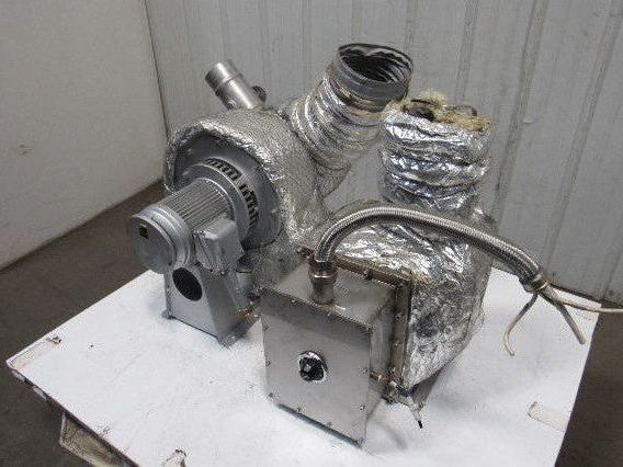Showa AH-600HT-S02-L313 1Hp 200/220V 50/60Hz 3Ph Heated Blower Package See Info