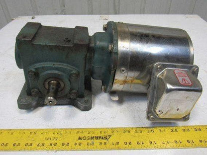 Dodge 1/3 HP 17Q30L56 30:1 Ratio 58RPM LH Output 208-230/460V Gear Motor Reducer