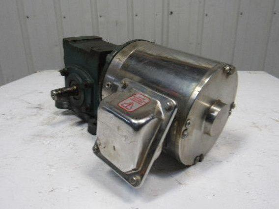 Dodge 1/3 HP 17Q30L56 30:1 Ratio 58RPM LH Output 208-230/460V Gear Motor Reducer