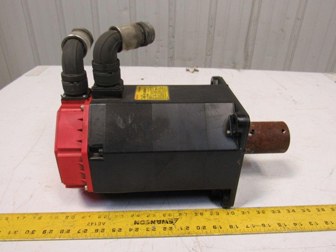 Fanuc A06B-0315-B002 10S 2000 RPM 3Ph 198V Perm Magnet 3Ph AC Servo Motor