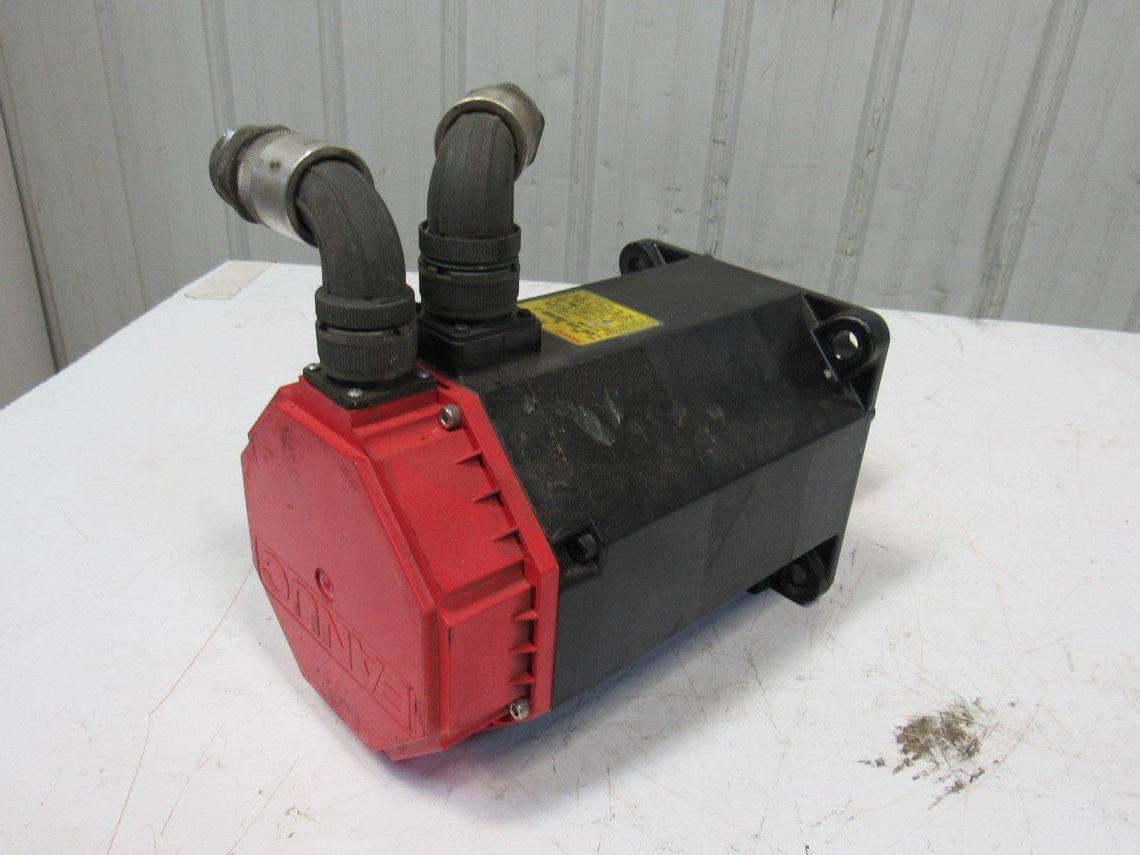 Fanuc A06B-0315-B002 10S 2000 RPM 3Ph 198V Perm Magnet 3Ph AC Servo Motor