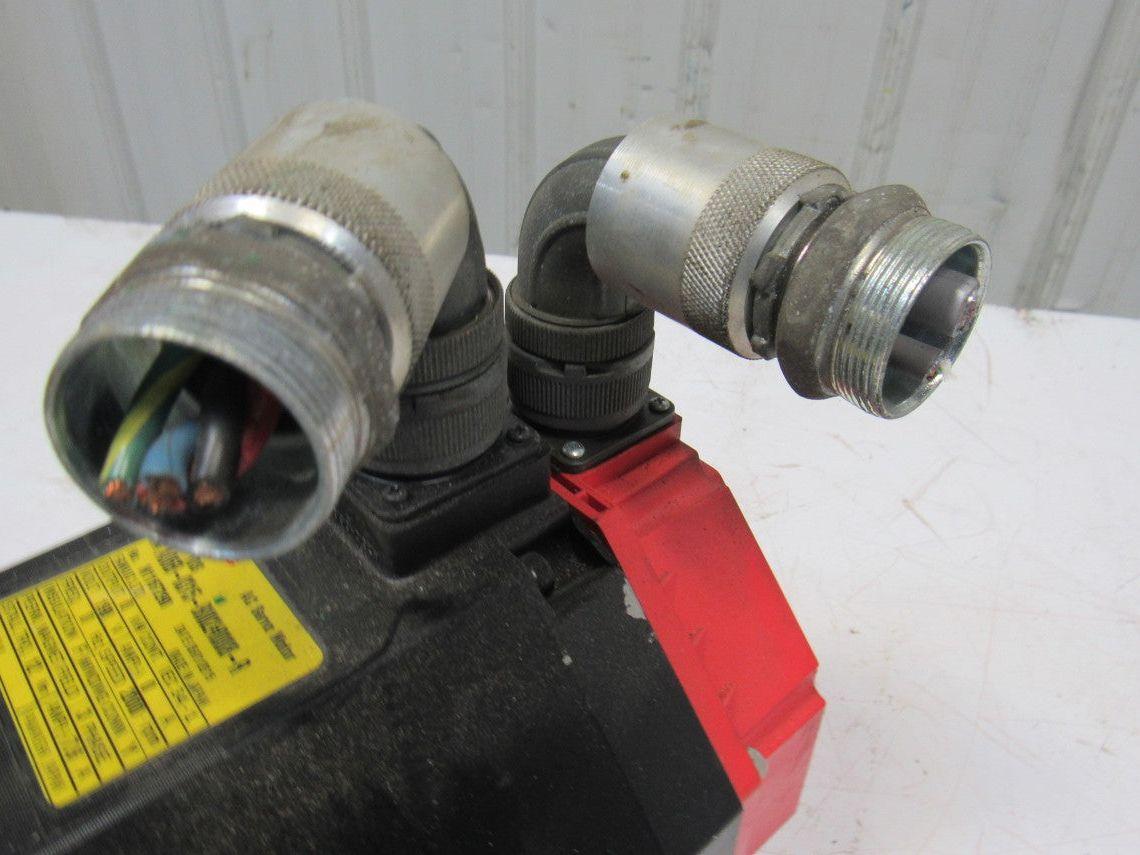 Fanuc A06B-0315-B002 10S 2000 RPM 3Ph 198V Perm Magnet 3Ph AC Servo Motor