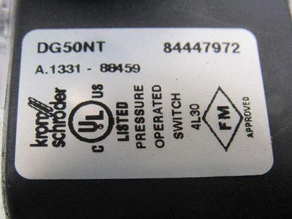 Kromschroder DG50NT 1 - 20" WC (2.5 - 50 mbar) Air Gas Pressure Switch