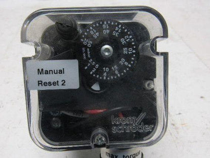 Kromschroder DG50NT 1 - 20" WC (2.5 - 50 mbar) Air Gas Pressure Switch