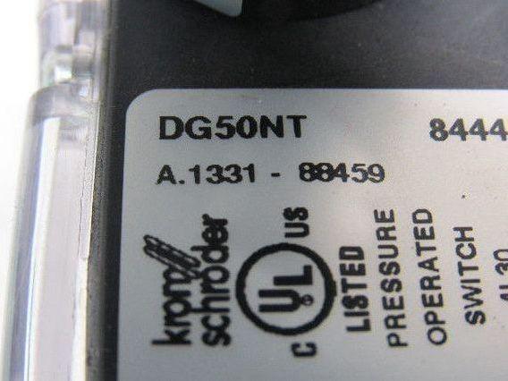 Kromschroder DG50NT 1 - 20" WC (2.5 - 50 mbar) Air Gas Pressure Switch