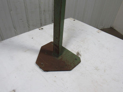 Straight Pedestal Column W/Base & 2 Button Box Electrical Enclosure