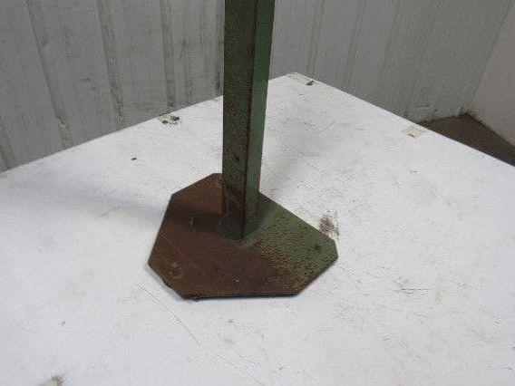 Straight Pedestal Column W/Base & 2 Button Box Electrical Enclosure