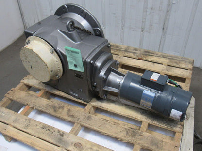 Nord SK 9053.1AF 1Hp 230/460V 931.87:1 Ratio 1.85 RPM 3" Thru Output Gear Motor