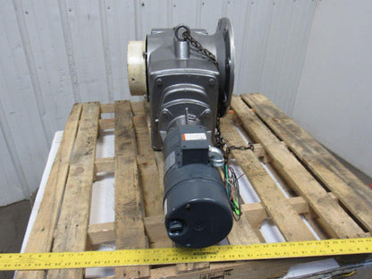 Nord SK 9053.1AF 1Hp 230/460V 931.87:1 Ratio 1.85 RPM 3" Thru Output Gear Motor