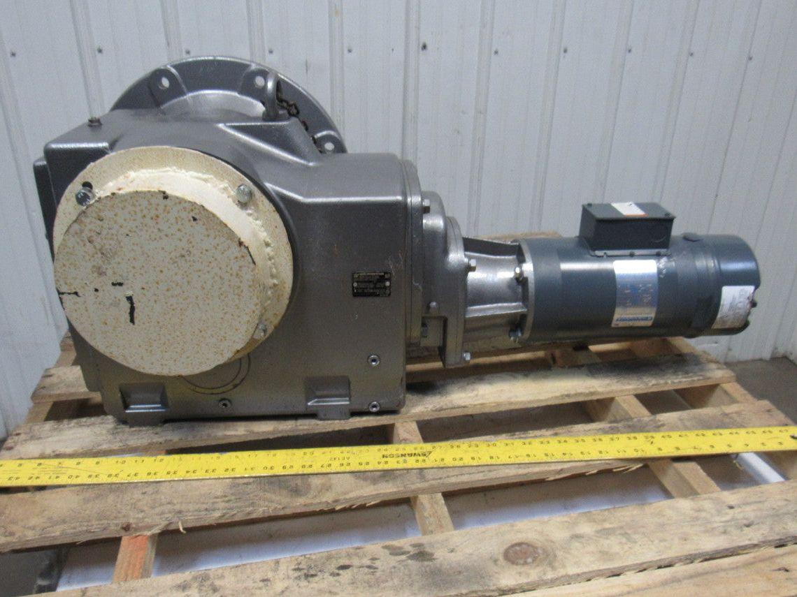 Nord SK 9053.1AF 1Hp 230/460V 931.87:1 Ratio 1.85 RPM 3" Thru Output Gear Motor