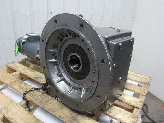 Nord SK 9053.1AF 1Hp 230/460V 931.87:1 Ratio 1.85 RPM 3" Thru Output Gear Motor