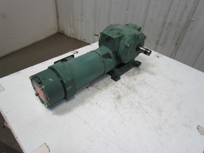Reliance 140CM21B 1HP Electric Motor Gear Box Drive w/ Brake 50:1 Ratio 031395