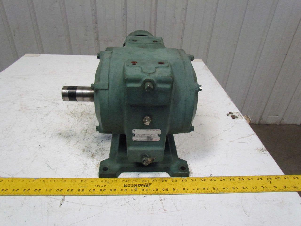 Reliance 140CM21B 1HP Electric Motor Gear Box Drive w/ Brake 50:1 Ratio 031395