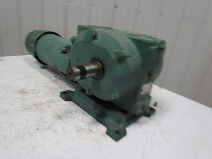 Reliance 140CM21B 1HP Electric Motor Gear Box Drive w/ Brake 50:1 Ratio 031395