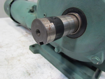 Reliance 140CM21B 1HP Electric Motor Gear Box Drive w/ Brake 50:1 Ratio 031395