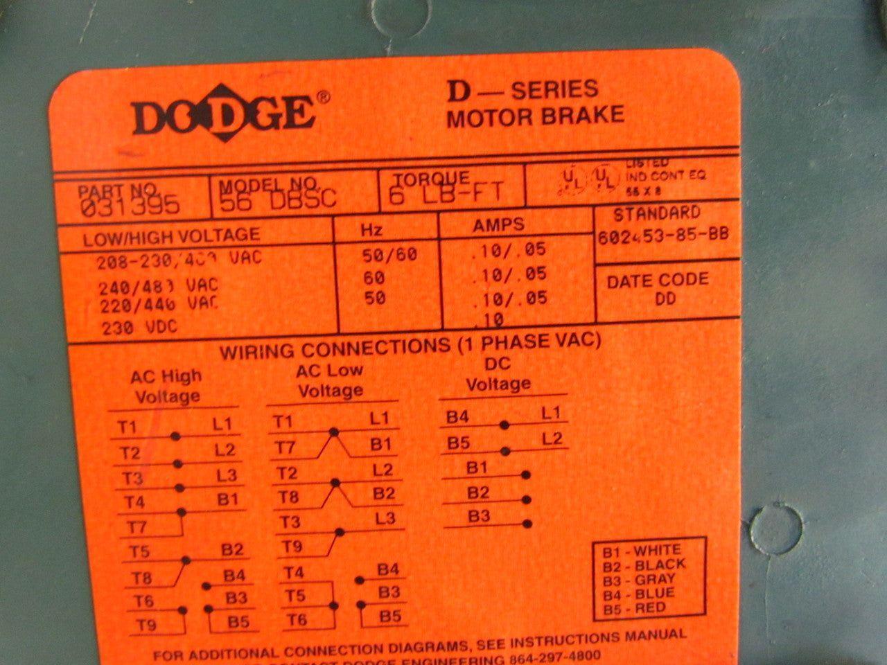 Reliance 140CM21B 1HP Electric Motor Gear Box Drive w/ Brake 50:1 Ratio 031395