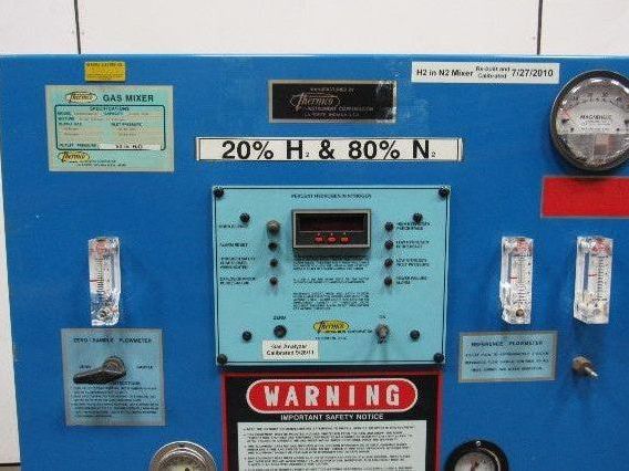 Thermco Model 8300HN50AN160 Hydrogen Nitrogen Flammable Gas Mixer Needs Gauges