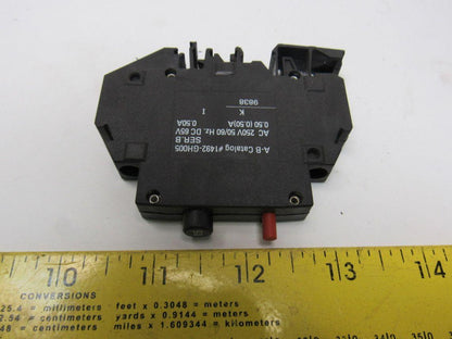 Allen Bradley 1492-GH005 0.5 A Circuit Breaker 250V 50/60Hz DC 65V Lot Of 6
