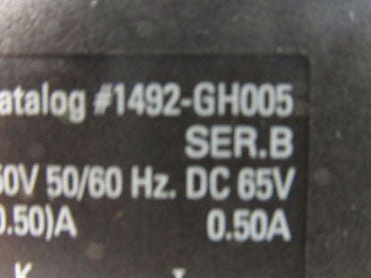 Allen Bradley 1492-GH005 0.5 A Circuit Breaker 250V 50/60Hz DC 65V Lot Of 6