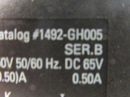 Allen Bradley 1492-GH005 0.5 A Circuit Breaker 250V 50/60Hz DC 65V Lot Of 6