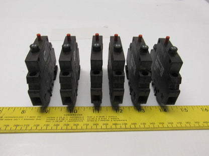 Allen Bradley 1492-GH005 0.5 A Circuit Breaker 250V 50/60Hz DC 65V Lot Of 6