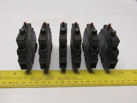Allen Bradley 1492-GH005 0.5 A Circuit Breaker 250V 50/60Hz DC 65V Lot Of 6
