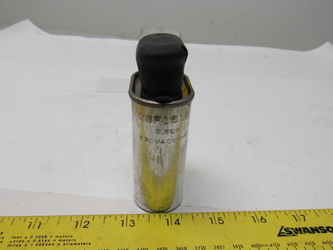 General Electric 26F1518 660VAC 2.5uF Capacitor